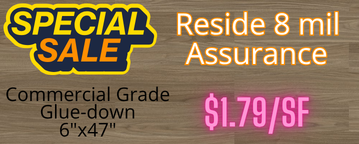 In stock LVP at Karen's Carpetmax of flint, mi - reside 8 mil assurance from shaw commercial grade glue-down LVT LVP 